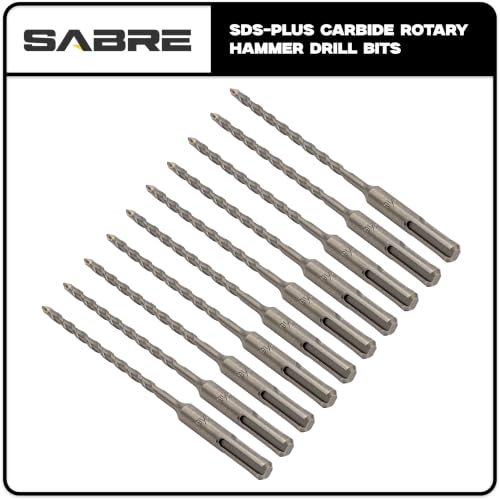 Sabre Tools 10-Pack SDS-Plus 3/16" Drill Bits
