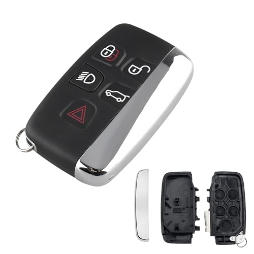 5 Button Car Key Fob Cover Replacement For Range Rover Sport Evoque Land Rover Discovery 4 Freelander Jaguar Remote Key Case Shellrange rover key cover