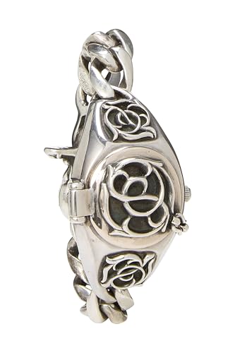 Pre-Loved Chrome Hearts x Rolex Stainless Steel Air-King Custom Band 35mm, Silver