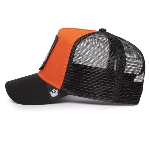 Image of Goorin Bros. Trucker Hat for Men and Women, Orange (The Fierce Tiger), One Size