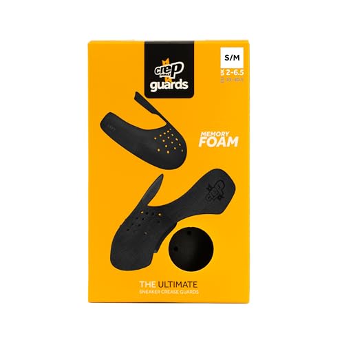 Crep Protect Protectores de Arrugas para Zapatos de Espuma Viscoelástica - Protectores para Dunk Low, Air Force, Jordan - Previene Arrugas - Tamaño Pequeño EU 35-40,5 (1 Par)