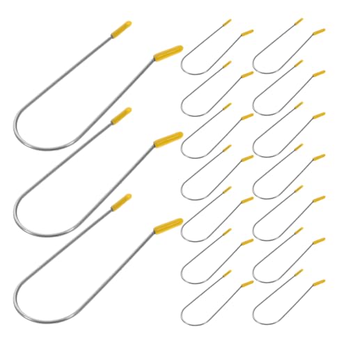 LALADEFIEE Lot de 24 Pinces à Cheveux pour Bigoudis Chauffants en Acier Inoxydable 254 CM Résistantes à la Chaleur Fixation Sûre pour Coiffage Rapide et Boucles Accessoires de Coiffure