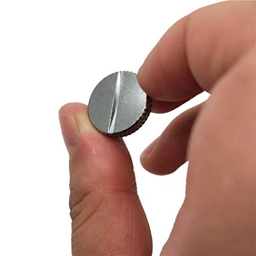 GKanMore G1/4" Stop Fitting with Coin Slot OD 13mm (1/2”) Stop Plug Fitting for Computer Water Cooling System, Sliver, Pack of 4 - Thumbnail 4