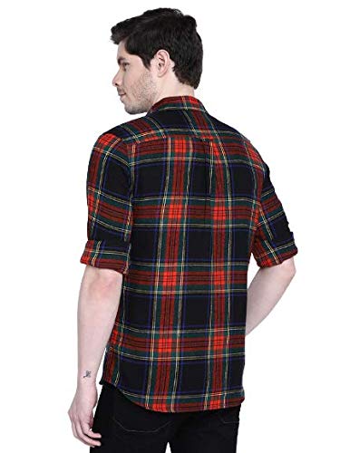 Image of Giordano Men's Cotton Slim fit Casual Shirt