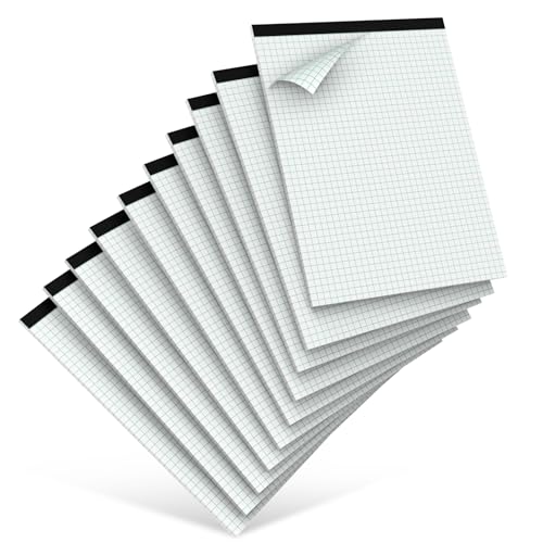 Bloc-notes A4 quadrillés à bord détachable pour organiser proprement vos cours scientifiques