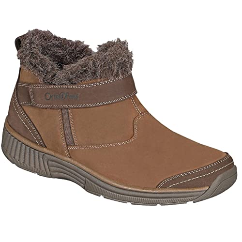 Innovative Orthopedic Boots for Women - Ideal for Plantar Fasciitis, Foot & Heel Pain Relief. Arch Support Slippers, Arch Booster, Cushioning Ergonomic Sole & Extended Widths - Siena by Orthofeet