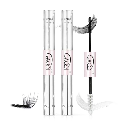 Image of GAQQI Lash Bond and Seal *2 Pcs, Lash Cluster Glue Waterproof Eyelash Adhesive Long Lasting 72h+ Lash Glue, Latex free Eyelash Glue (Pack 2)