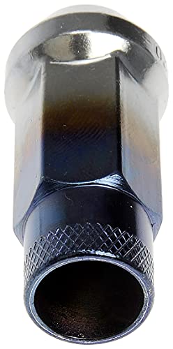 Image of Dorman 713-285T Ti-Blue Open End Knurled Wheel Nuts Compatible with Select Models, 20 Pack
