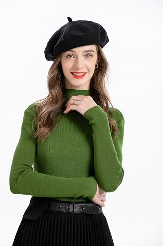 ZLYC French Beret hat, Reversible Solid Color Knit Romania | Ubuy