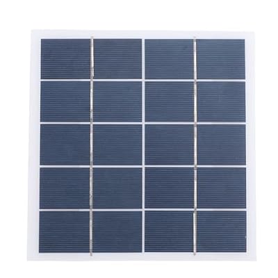Generic 4W 5V Solar Panel, Polycrystalline Type C Solar Charger with Waterproofing for Lights Security Cameras