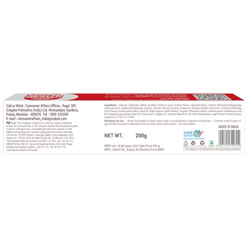 Colgate Swarna Vedshakti – 200 g (3 Stück) – Zahnpasta mit Neem-Geschmack – Bild 7