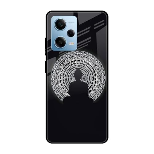 Image of SmashItUp Buddha | God Designer Printed TPU Metal Case Mobile Back Cover for Redmi Note 12 Pro 5G