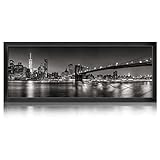 Annecy 10x24 Picture Frame Black, Panoramic Picture Frame for Wall Decoration, Classic Black Minimalist Style Suitable for Decorating Houses, Offices, Hotels（1 Pack）
