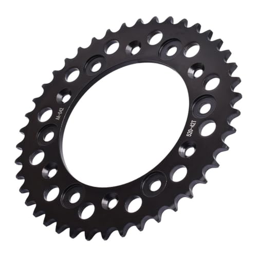 Pignon arrière 520 42T moto ultra résistant en acier cémenté durci