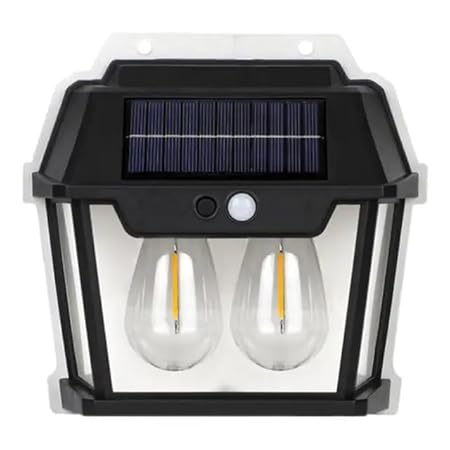 Kailash Vision Solar Wall Lights,2 Window Tungsten(2 Bulb Lamp Pack of 1)