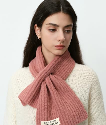 Women's Knitted Scarf Solid Color Ultra Soft Cashmere Feel Scarfs Thick Warm Fall Winter Scarves Shawl Wraps 20253