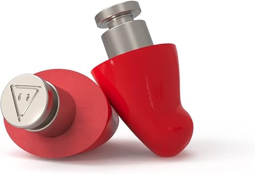 Miniatura 10 de Flare Earshade Pro - Tapones para los oídos - Bloque de sonido - Titanio aeroespacial y espuma viscoelástica súper suave - Naranja