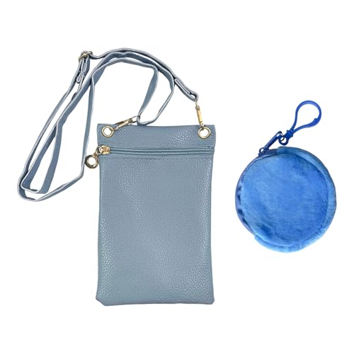 1 Monedero, 1 Monedero, Linda Billetera para Mujer, Bolsa De Almacenamiento De Monedas De Plata con Identificación, Estuche Simple para Llaves, Bolso Messenger para Compras De Citas.