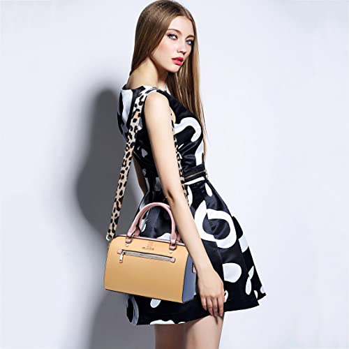 Image of Purse Strap Gold Hardware Replacement Crossbody Bag Strap, Wide Adjustable Shoulder Strap