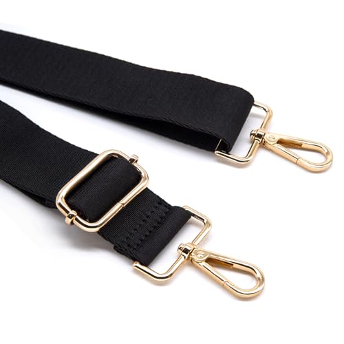Image of S&loyoe Thickened Solid Color Purse Straps Replacement Crossbody Bag Strap Adjustable Wide Guitar Straps for Handbags 1.5inch