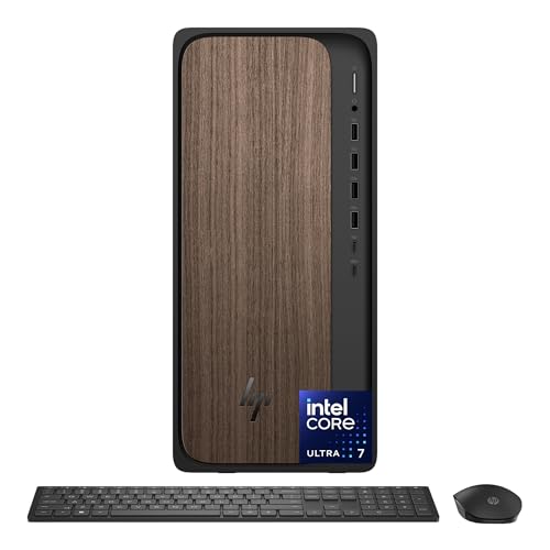 HP OmniDesk Desktop PCAIntel Core Ultra 7 265A32GB RAMA2TB SSDAIntel GraphicsAWindows 11 HomeAMicrosoft CopilotADark WoodAM03-00