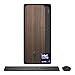 HP OmniDesk Desktop PC, Intel Core Ultra 7 265, 32 GB RAM, 2 TB SSD, Intel Graphics, Windows 11 Home, Microsoft Copilot, Dark Wood, M03-0060 (2025)