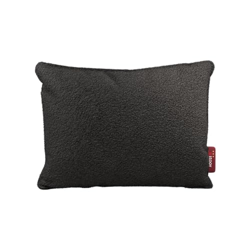 STOOV Ploov³ - Coussin chauffant - Sans fil - Technologie de chauffage infrarouge - Pro batterie avec jusqu'à 10 heures chaleur sans fil - 45x60 cm - Woolly - Grey