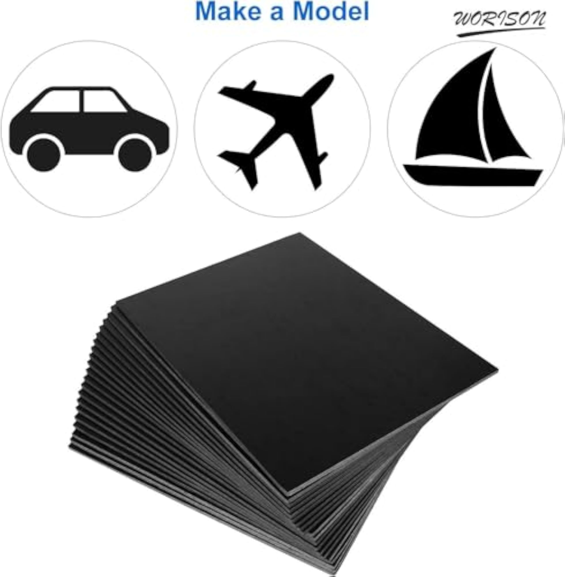 A4 Size Set of 6 Craft Foam Board Set