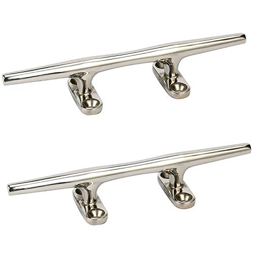 Taquets de quai de bateau Amarine Made 20cm en inox lot de 2 taquets en corde