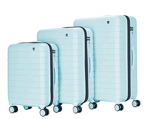 Image of Sherrpa Destiny Hardside Collection Polycarbonate Expandable Luggage Trolley with Spinner Wheels & TSA Approved Combination Lock - Set of 2 (Cabin Size - 25 inch& 20 inch)