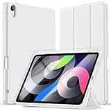 【Perfecta Compatibilidad】Funda delgado para 10,9 Pulgadas iPad Air 5.ª Generación 2022 (Modelos: A2588/A2589/A2591) y iPad Air 4.ª Generación 2020 (Modelos: A2324/A2072/A2316/A2325). Nota: No compatible con ningún otro dispositivo, parte inferior trasera de tu iPad para encontrar el número de modelo.