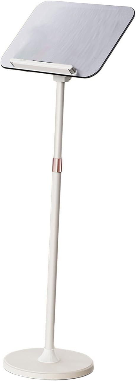 Book Reading Stand Holder, Adjustable Height 930-1400mm, Panel Angle Adjustable with Book Clip, Perfect for Home, Office, and School Use