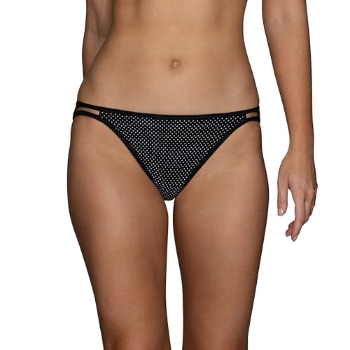 Vanity Fair Illumination String Bikini Panty 18108 Estilo Ropa Interior, Impresión Premium Dot Print, X Large para Mujer