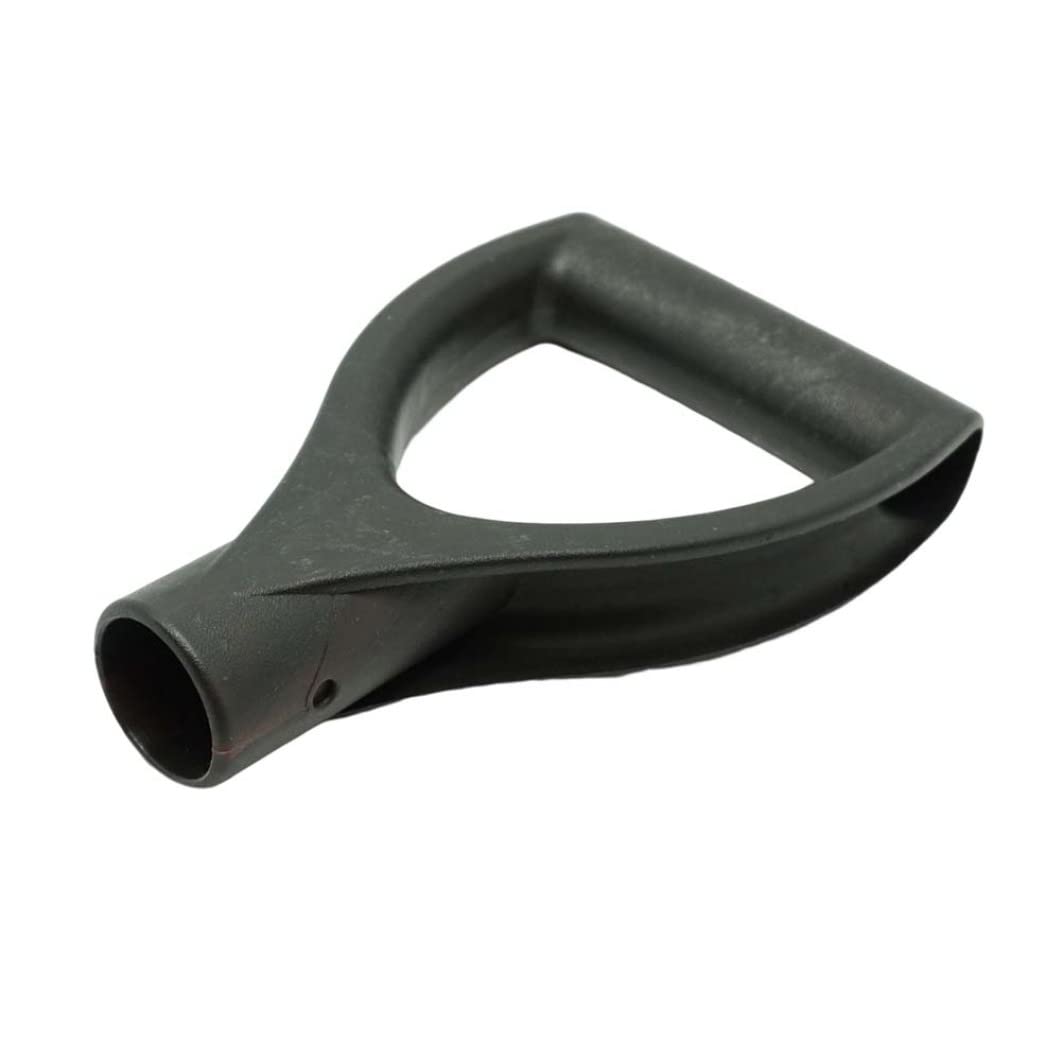 Manico a vanga Forca da giardino Manico a pala Impugnatura in plastica forma di D per strumenti di scavo e rastrello Sostituzione forcella nera