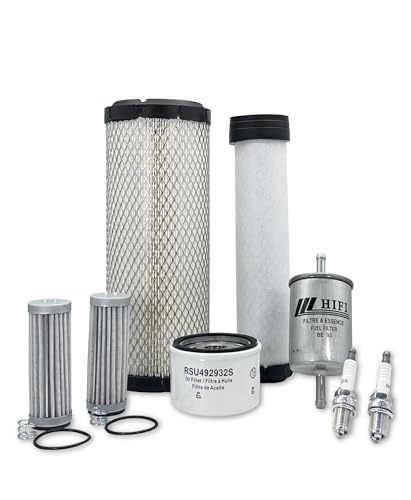 HERO Maintenance Filter Kit For John Deere Z925A EFI Zero-Turn Mower Filters Compatible With OEM M144100 M144098 AM119567 MIU13224 MIA881446 MIU11299