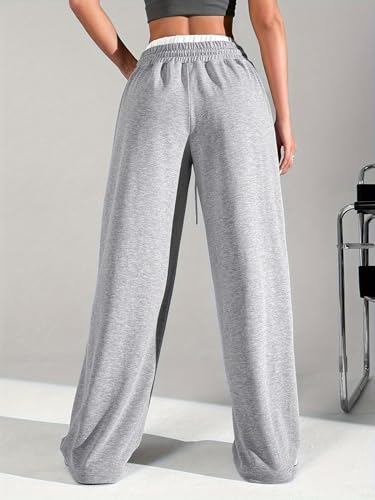 Image of dockstreet Women's /Unisex ONESOPEN Bottom Drawstring Pure Cotton Stretchable Baggy Jogger Pants