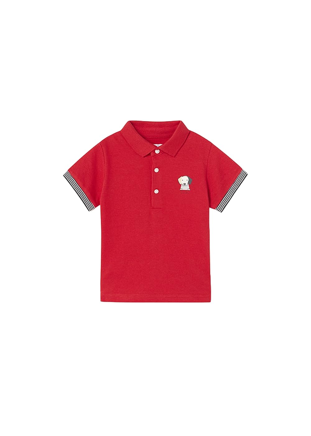 Generico Polo Rojo Niño Mayoral 1102 con Mangas Contraste