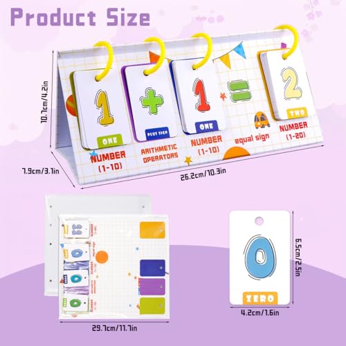 Image of PATPAT English Flash Cards Preschool Phonics CVC Words Numbers Double-Sided