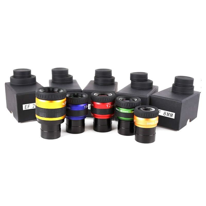 Ocular 1.25" 27mm de 70 grados ultra gran angular para telescopios y binoculares HD 2