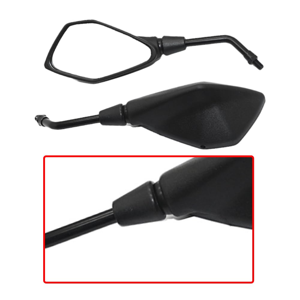 2 szt. 7/8 cala 22 mm lusterka wsteczne do motocykla, mocowanie na kierownicę Polaris, Sportsman, Honda ATV, Dirt Bike Cruiser