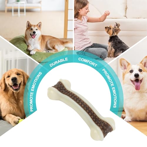 Kauspielzeug für Hunde – Kauspielzeug für Haustiere, Training, Zahnknochen, Zubehör für kleine, mittelgroße und große Rassen, Hundezubehör, Langeweile, beruhigende Welpenspielzeit