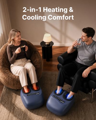 Image of RENPHO Thermacool 2-in-1 FSA Foot Massager with Heat & Cold, HSA Eligible