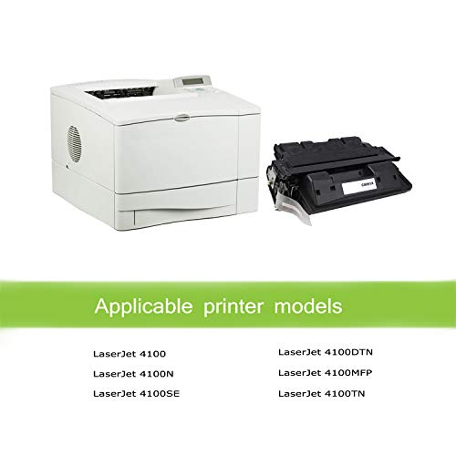 Awesometoner Compatible 1 Pack C8061X Toner Cartridge For Hp Laserjet 4100 4100N 4100Dtn 4100Mfp 4100Se 4100Tn 4101Mfp High Yield 10000 Pages #TOP3