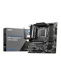 MSI PRO B660M-A WiFi DDR4 MATX Gaming Motherboard,Black,PROB660M-AWIFIDDR4