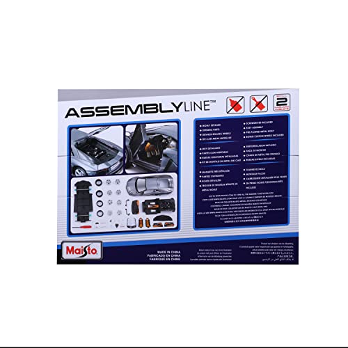 Maisto 1:24 Scale Assembly Line Lamborghini Aventador Lp 700-4 Diecast Model Kit (Colors May Vary) #TOP4