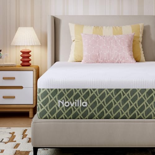 Image of Novilla 5 Inch Twin Size Gel Memory Foam Mattress for Pressure Relief