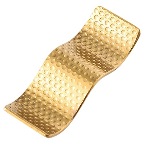 HEALLILY Stainless Steel Chopsticks Rest Rotating Adults LED Rack Stands Chopstick Stand Drying Holder Kitchen Portable Spoon Rest Chopstick Rest for Holding Fork Golden