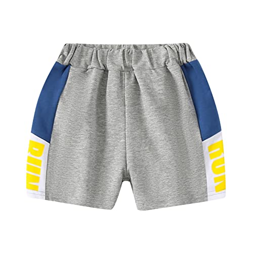 Boys Outfits Toddler Boys Shorts Summer Shorts Casual Outwear Fashion for Children Clothes Outwear (Grey, 4-5 Years)