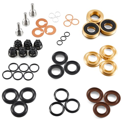 Otoolling Compatible with General Pump Rebuild 20mm Kit Pressure Washer Pump Rebuild Kit Compatible with T1011 TS1011 TS1511 TS2021 TS2011 TS1021 Series Pumps