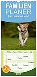 Familienplaner Faszination Hund (Wandkalender 2023, 21 cm x 45 cm, hoch), Calvendo Monatskalender